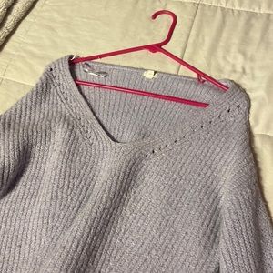 garage purple sweater